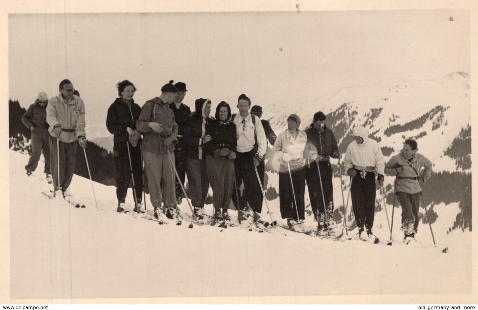 Original Photo Malmedinger Horn 1950 - Sport