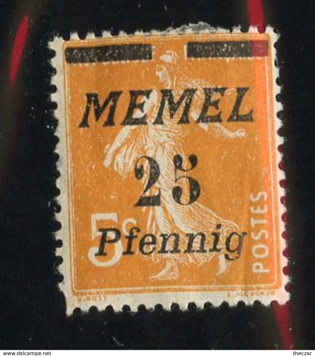 W-7993  Memel 1922  Mi.# 58* ( Cat. 0.30 € )  - Offers Welcome! - Unused Stamps