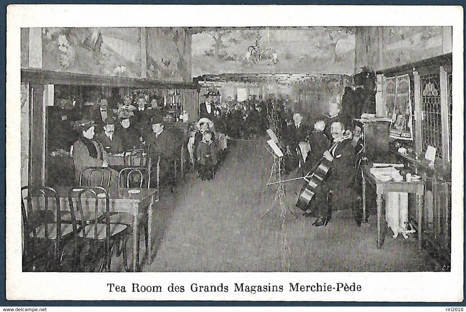 Tea-room Des Grans Magasins Merchie-Pède  - Bruxelles - Reclame