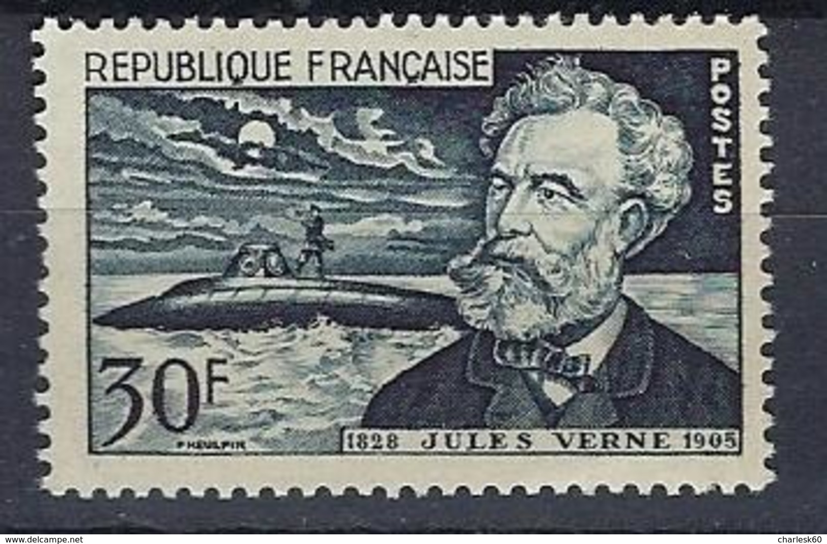 France 1955 Jules Verne Y&T N° 1026 Neuf - Neufs