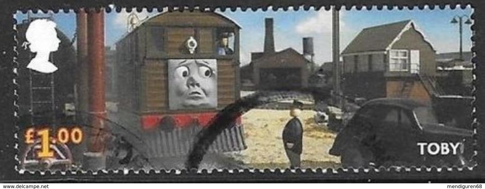 GROSBRITANNIEN GRANDE BRETAGNE GB 2011 THOMAS TANK ENGINE: TOBY £1.00 SG 3191 SC 2912 MI 3107 YV 3503 - Usati