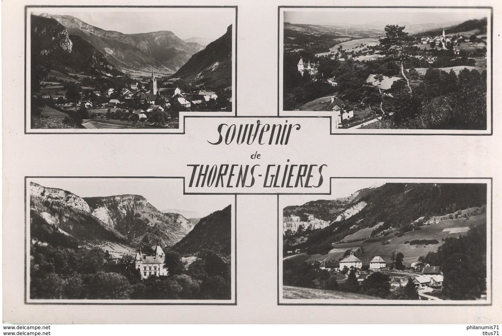 CPA  Thorens Glieres - Souvenir -  Circulé - Thorens-Glières