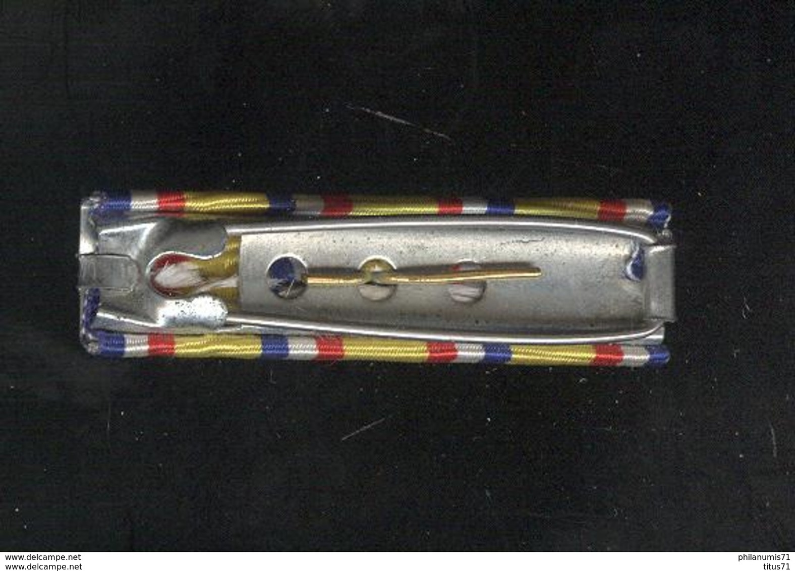 Rappel De Médaille D'Honneur Des Pompiers Avec Agraffe Grand-Or - Pompiers