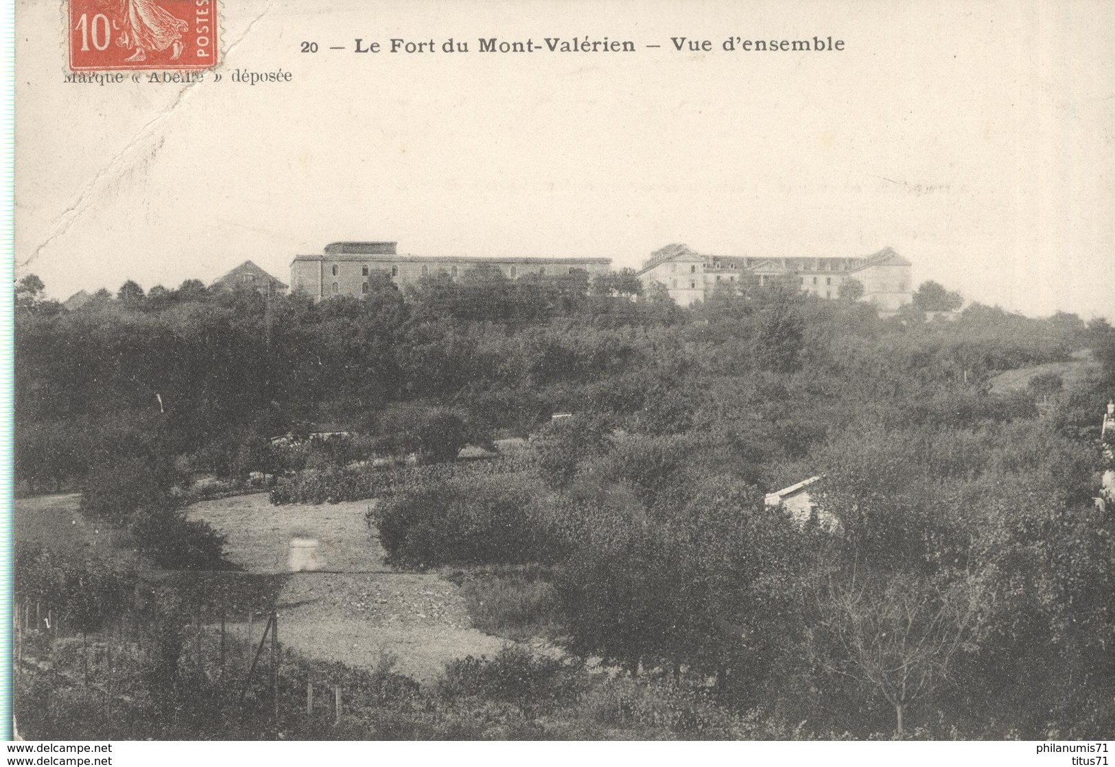 CPA  Mont Valérien - Fort - Vue D'Ensemble -  Circulée 1908 - Mont Valerien
