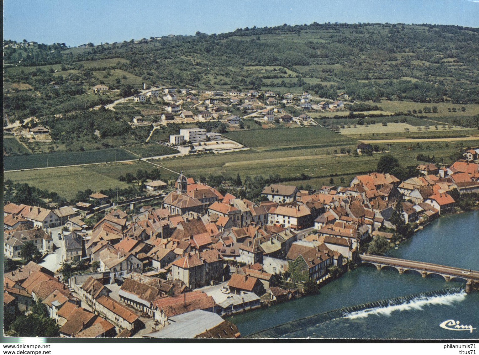 CPA  Quingey - Vue Générale Aérienne - Non Circulée - Autres & Non Classés