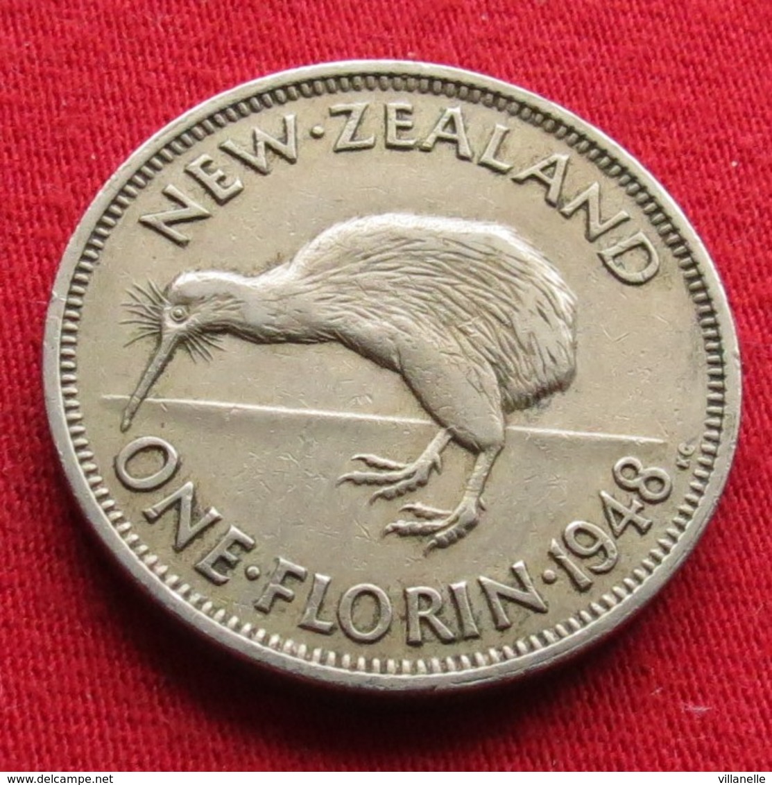 New Zealand 1 One Florin 1948  Nova Zelandia Nuova Zelanda Nouvelle Zelande #2 XFºº - Nouvelle-Zélande