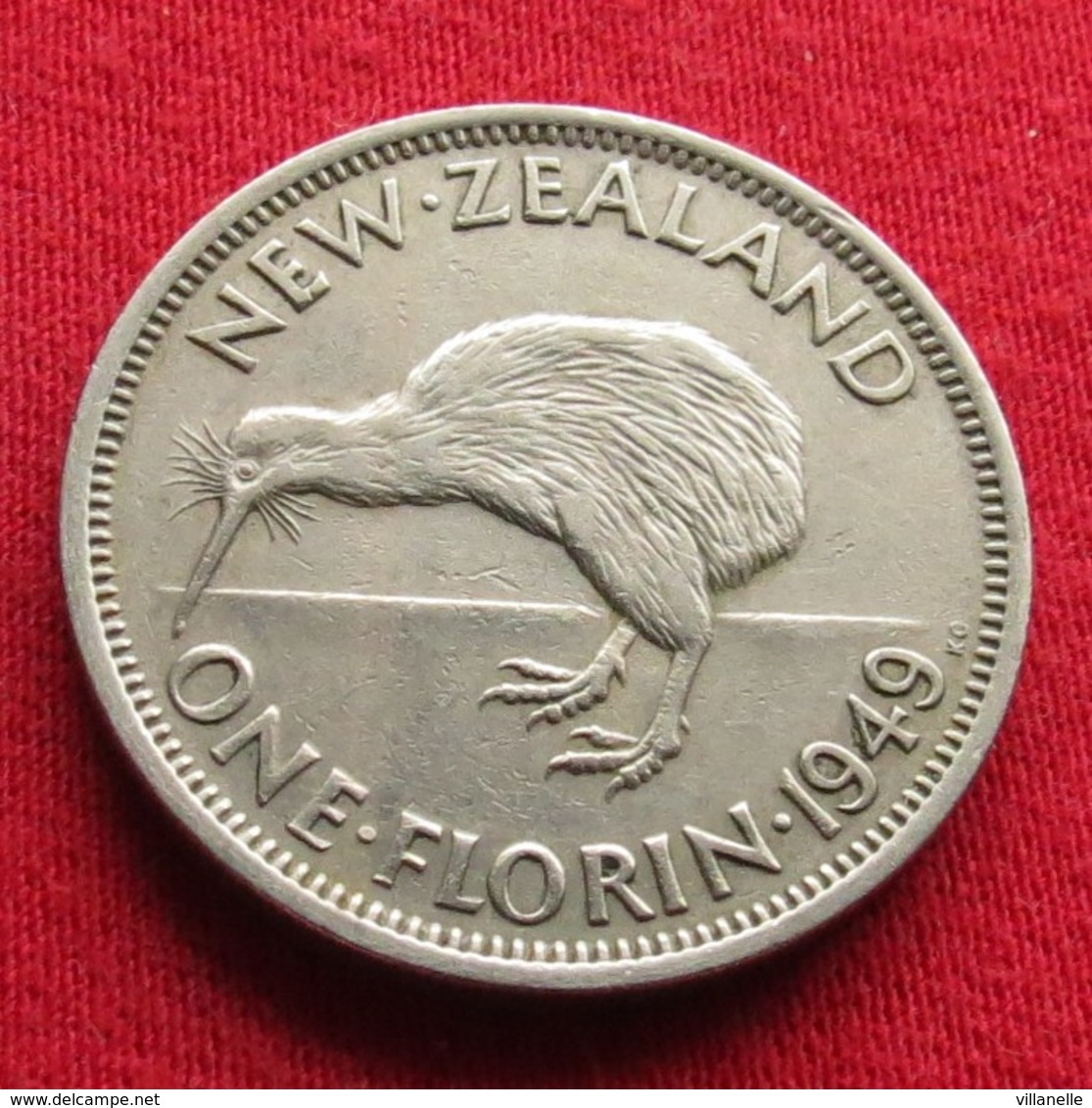 New Zealand 1 Florin 1949  Nova Zelandia Nuova Zelanda Nouvelle Zelande #2 XFºº - Nouvelle-Zélande