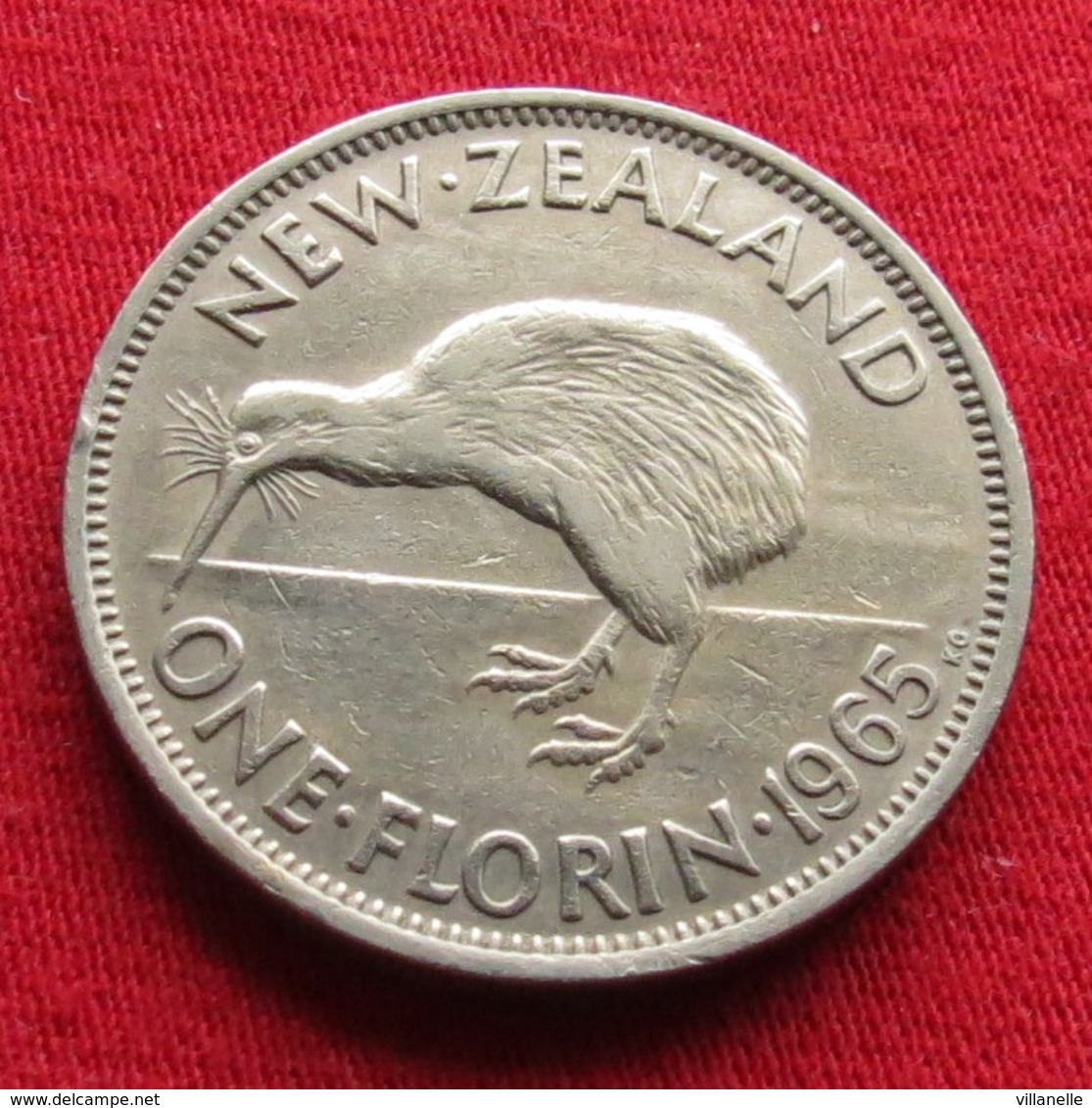 New Zealand 1 Florin 1965  Nova Zelandia Nuova Zelanda Nouvelle Zelande #2 XFºº - Nouvelle-Zélande