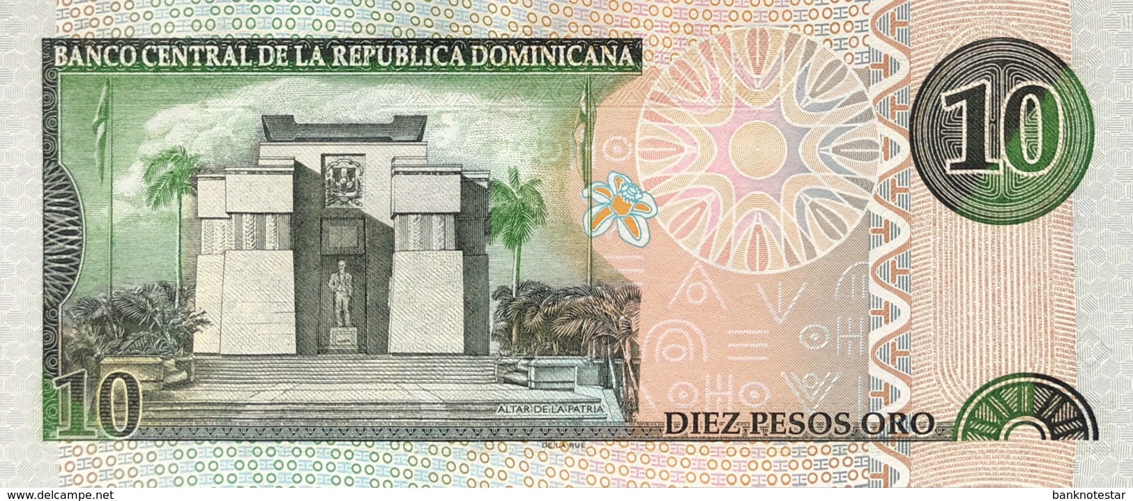 Dominican Republic 10 Pesos, P-168b (2002) - UNC - Dominicaine