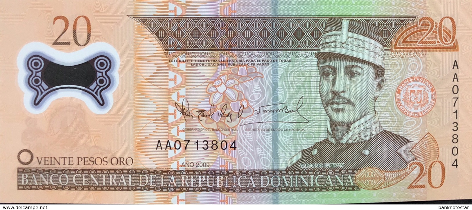 Dominican Republic 20 Pesos, P-182 (2002) - UNC - Dominikanische Rep.