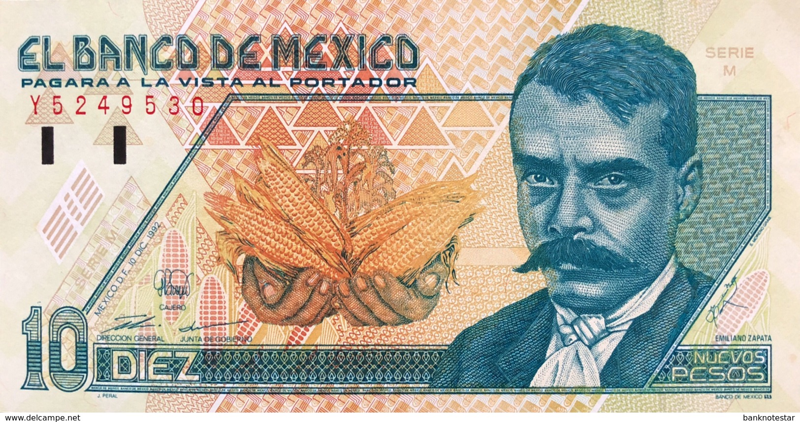 Mexico 10 Nuevos Pesos, P-99 (10.12.1992) - UNC - Mexiko