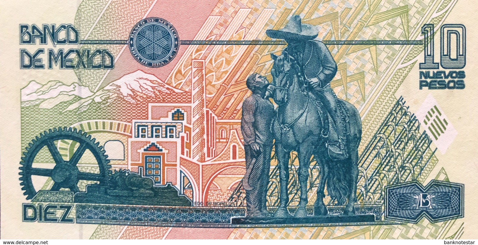 Mexico 10 Nuevos Pesos, P-99 (10.12.1992) - UNC - Mexiko