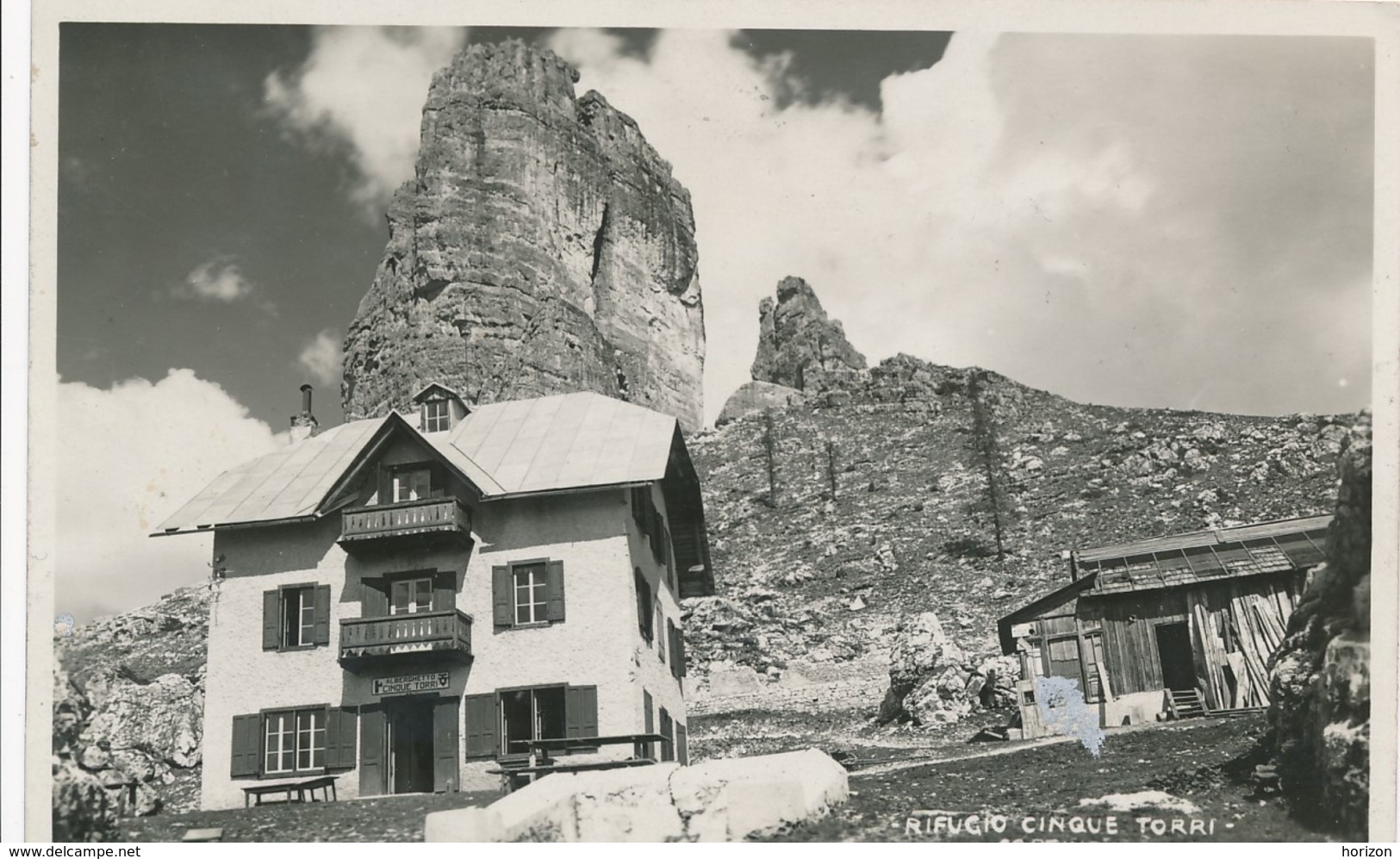 U.819.  CORTINA - Rifugio Cinque Torri - 1932 - Altri & Non Classificati