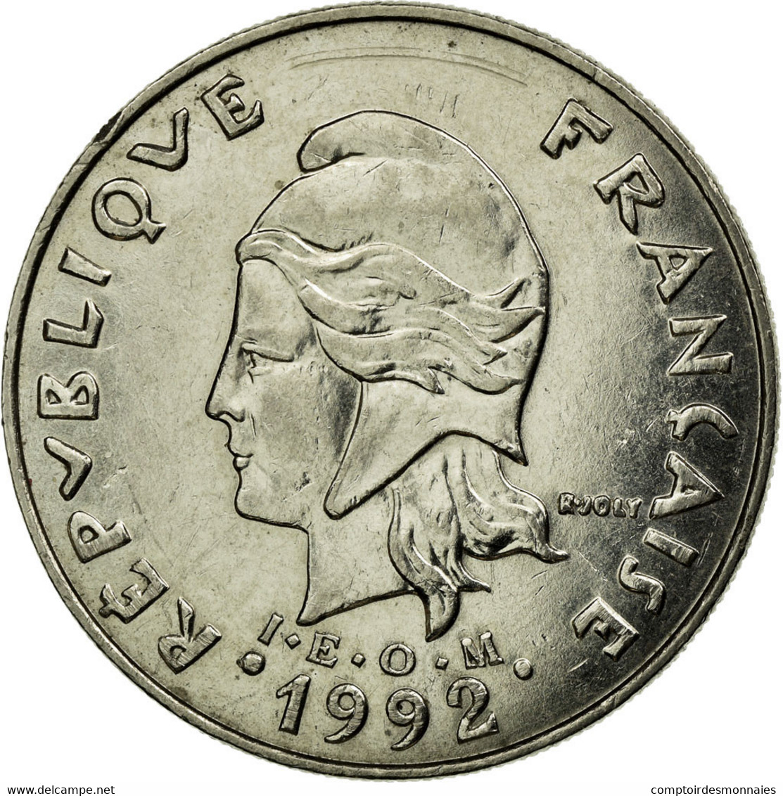 Monnaie, French Polynesia, 20 Francs, 1992, Paris, TTB, Nickel, KM:9 - Polynésie Française