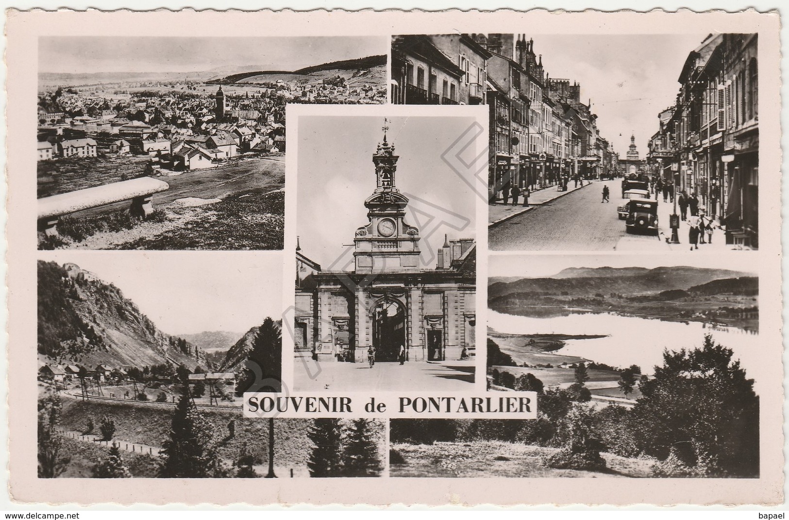 Pontarlier (25) - Quelques Vues (Recto-Verso) - Pontarlier