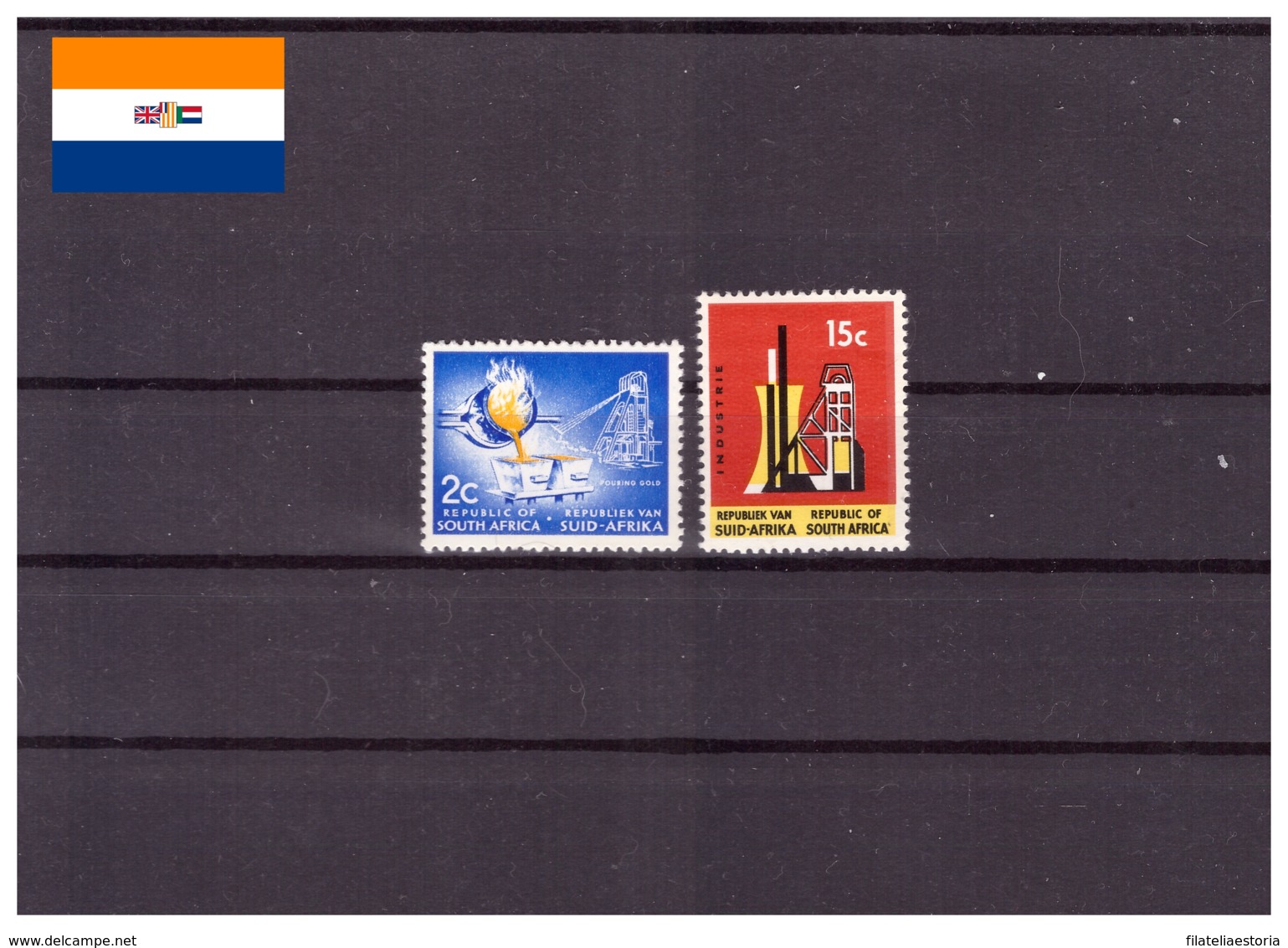 Afrique Du Sud 1969/1970 - MNH ** - Industrie - Michel Nr. 393 400 (rsa077) - Unused Stamps