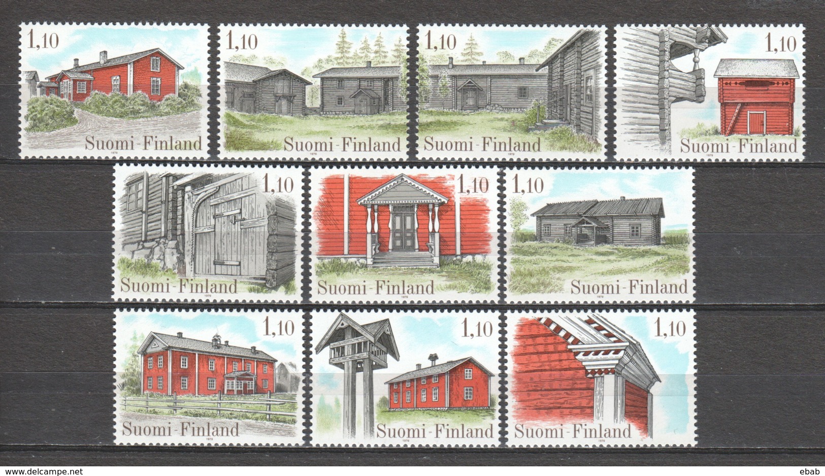 Finland Suomi 1979 Mi 850-859 MNH - Ungebraucht