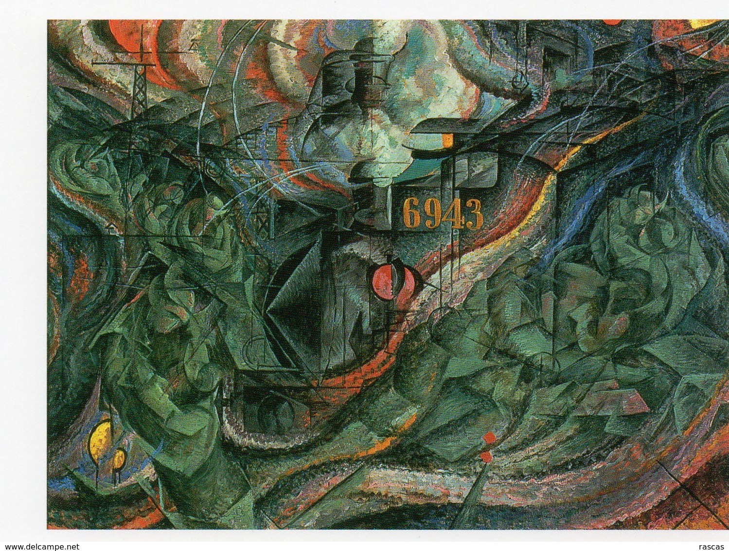 CPM - N - PEINTURE D'UMBERTO BOCCIONI - ETATS D'AME : LES ADIEUX - 1911 - THE MUSEUM OF MODERN ART - NEW YORK - Peintures & Tableaux