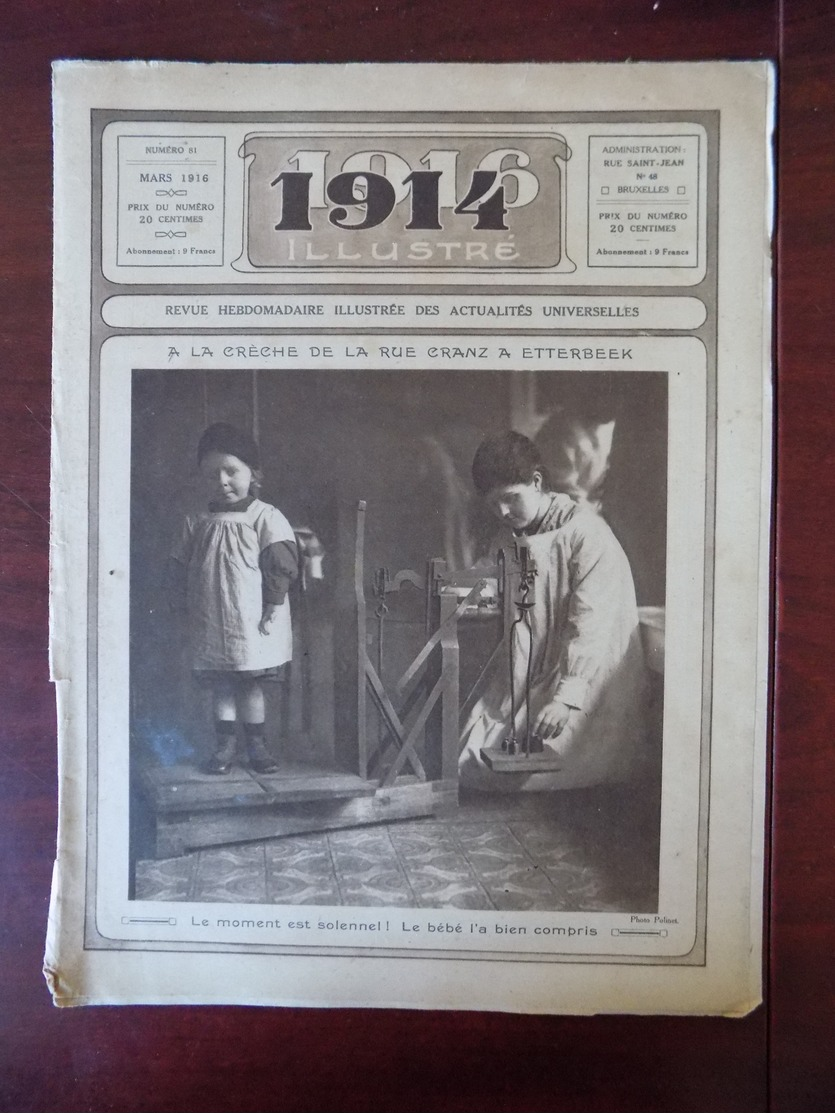 1914 Illustré N° 81  Constantinople - Bruxelles Soupe Communale Rue Du Vautour - Molenbeek St Jean - Marché Aux Grains.. - Guerre 1914-18