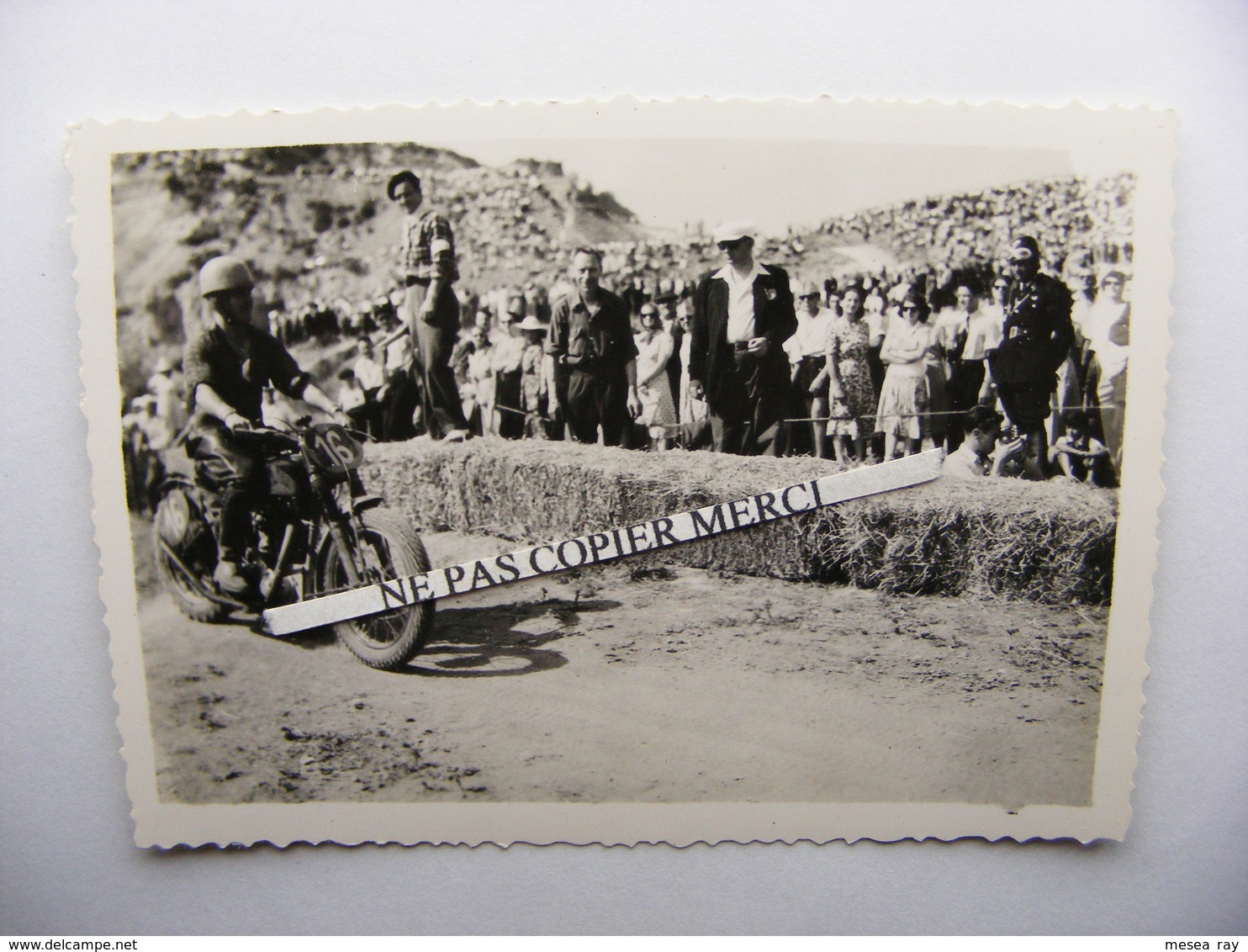 Moto-Cross Argenteuil 95 Motocross Moto Course Trial Motard Foule Photo Originale Real Photo 1/4 - Cars