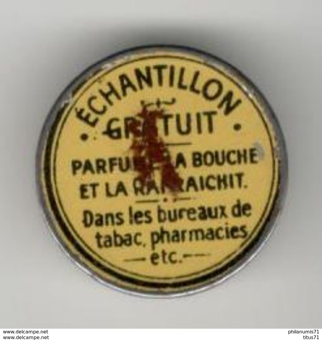 Boite Echantillon Gratuit Cachou Lajaunie - 76 Rue De La Colombette - Toulouse - Diamètre 25 Mm - Boîtes