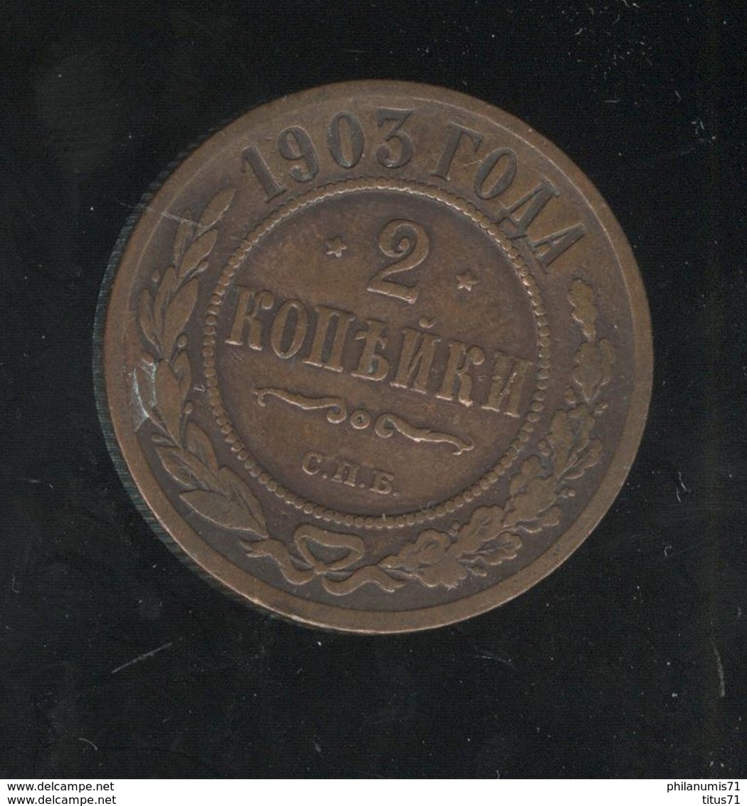 2 Kopecks Russie 1903 TTB+ - Rusland