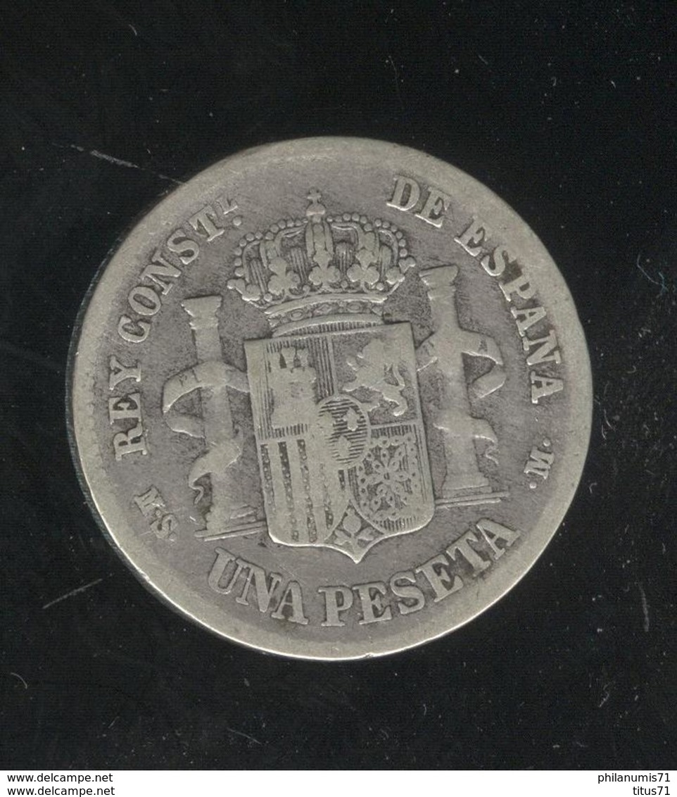 1 Peseta Espagne / Spain 1885 - TTB - Other & Unclassified