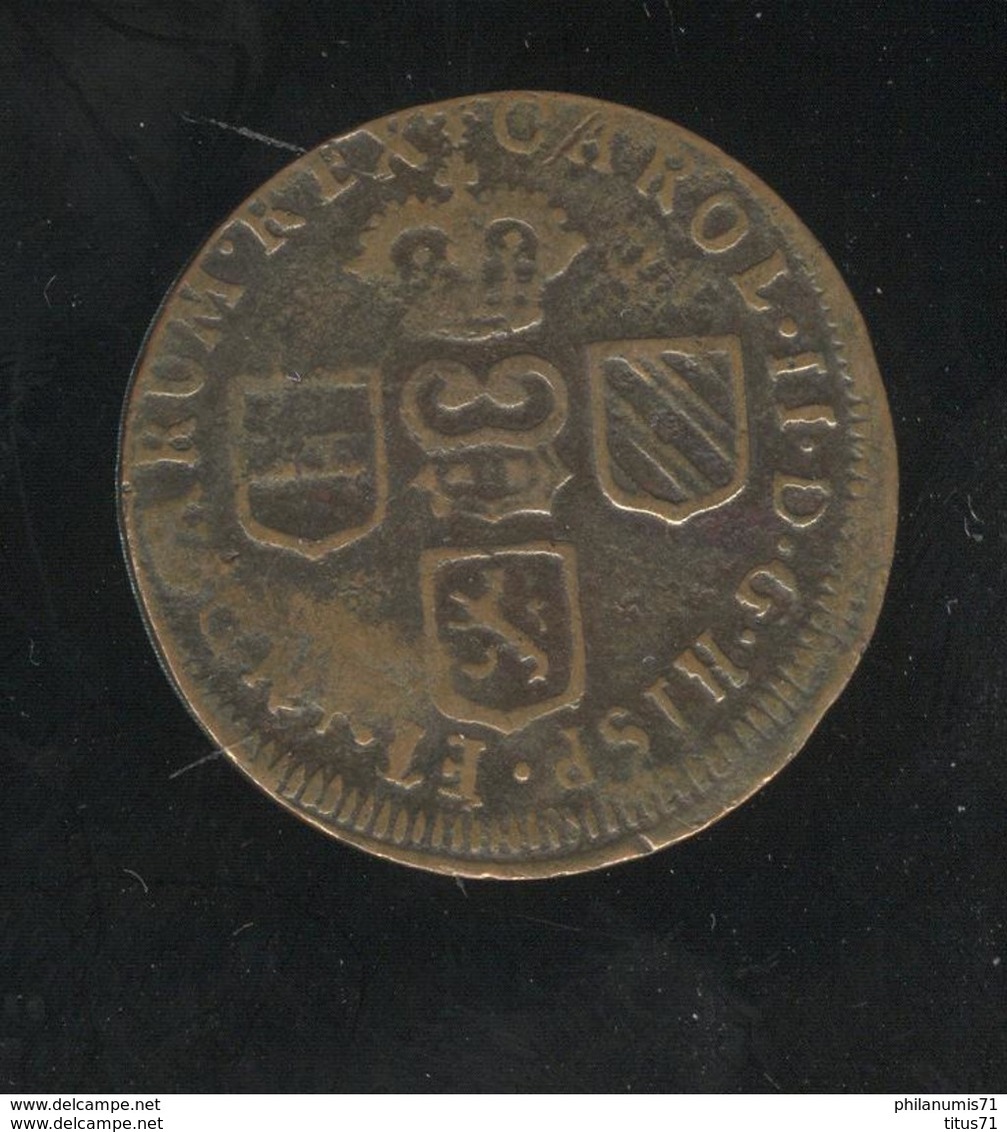 1 Liard Pays-Bas Espagnol 1699 - …-1795 : Période Ancienne