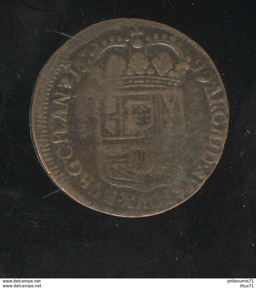 1 Liard Pays-Bas Espagnol 1699 - …-1795 : Période Ancienne