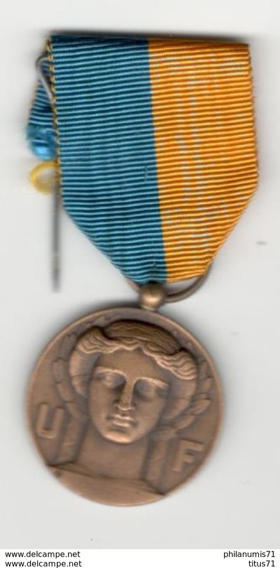 Médaille Union Fédérale Des Combattants - France