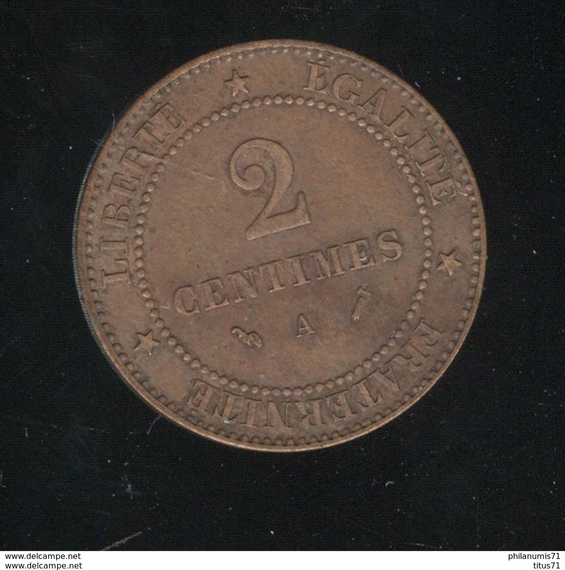 2 Centimes France 1892 A TTB ( Lot 2 ) - Sonstige & Ohne Zuordnung