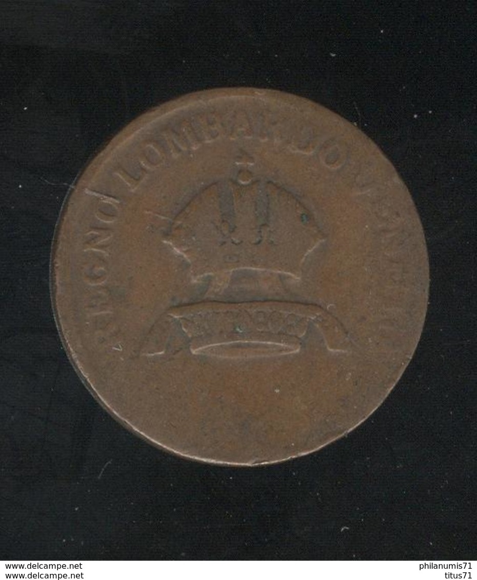 1 Centesimo Italie - Lombardie - 1843 - TTB - Lombardo-Veneto