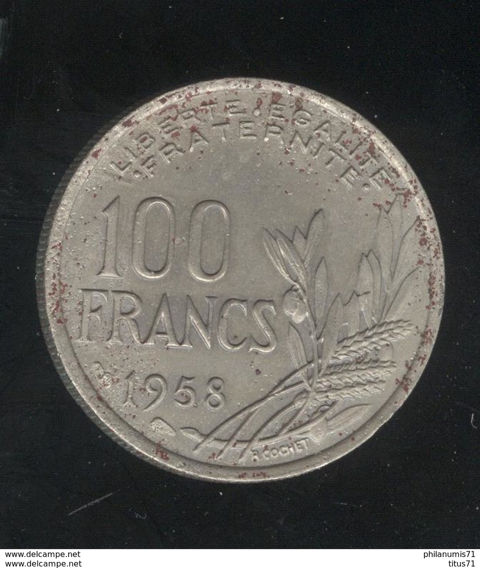 100 Francs France Cochet 1958 TB+ - Autres & Non Classés