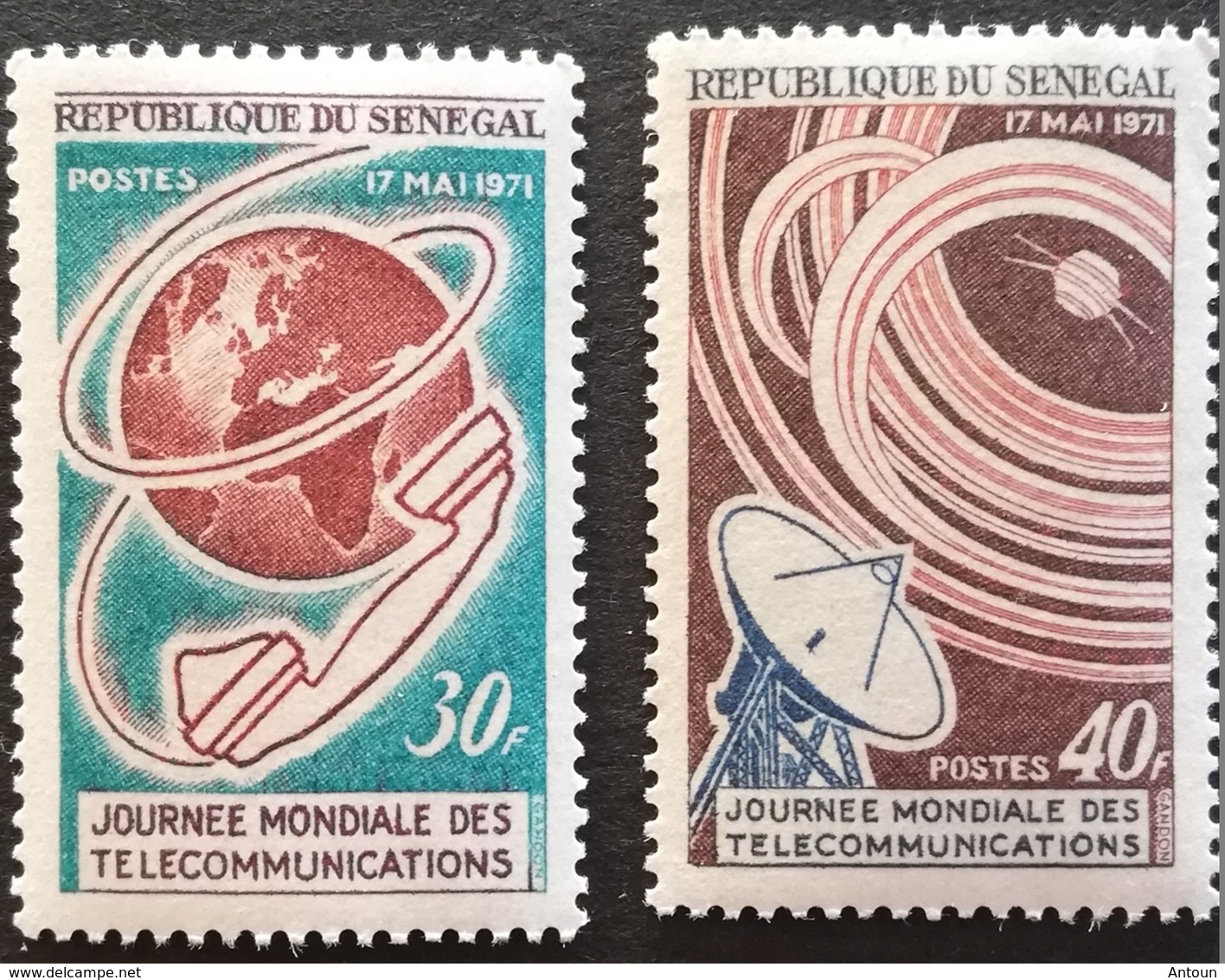 Senegal 1971 3rd. World Telecommunication Day - Sénégal (1960-...)