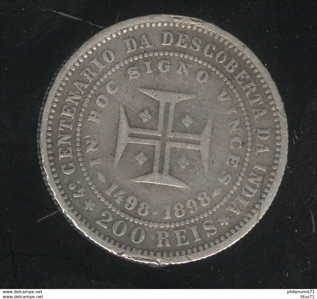 200 Réis 1898 Portugal TTB - Portugal