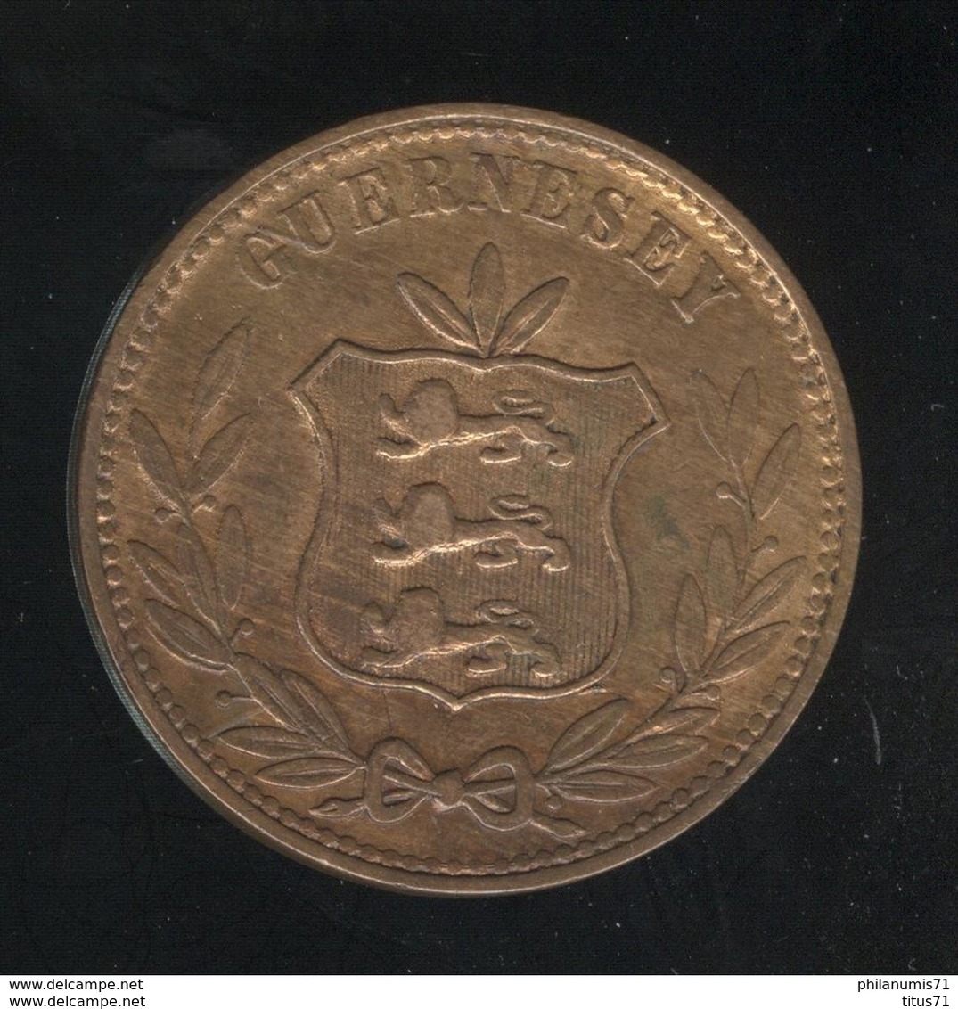 8 Doubles Guernesey 1868 TTB+ - Guernsey