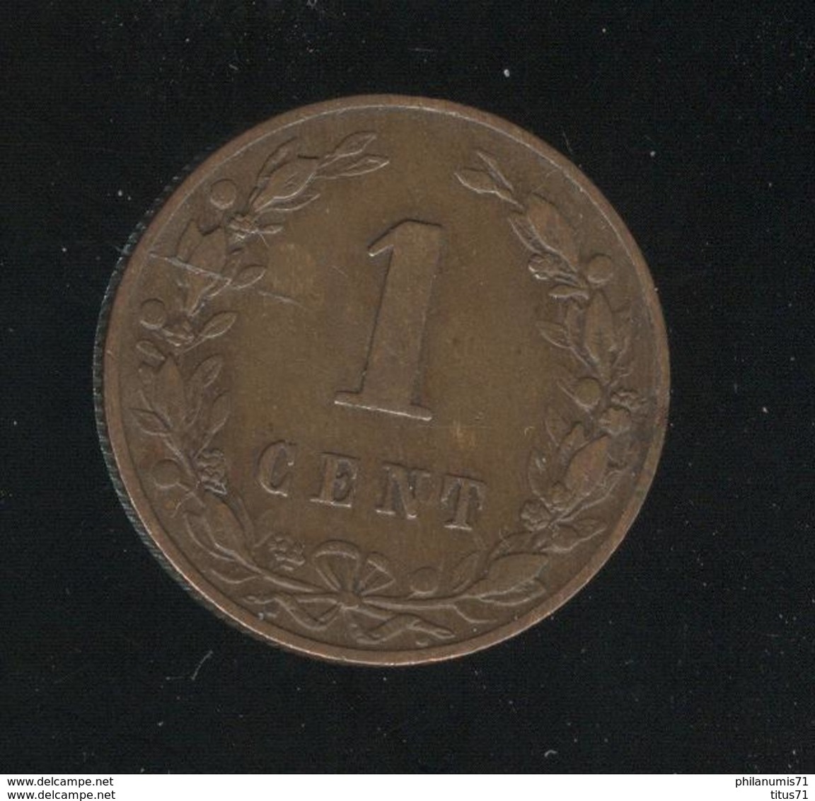 1 Centime Pays Bas / Nederland 1880 SUP - 1849-1890: Willem III.