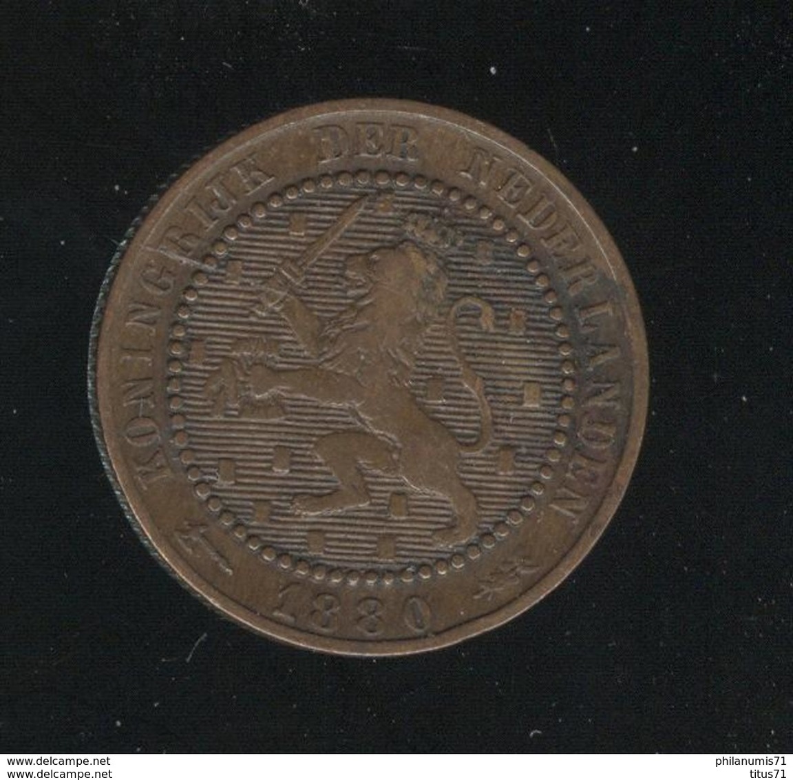 1 Centime Pays Bas / Nederland 1880 SUP - 1849-1890 : Willem III