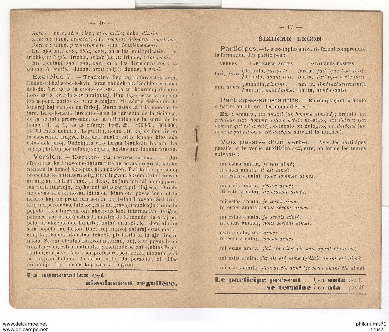 Manuel Esperanto 1928 9,5 X 15 Cm 32 Pages 1928 Très Bon état - Non Classés