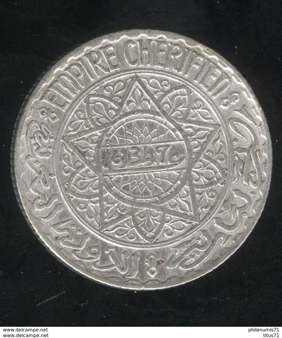 5 Francs Maroc 1929 Sup - Maroc