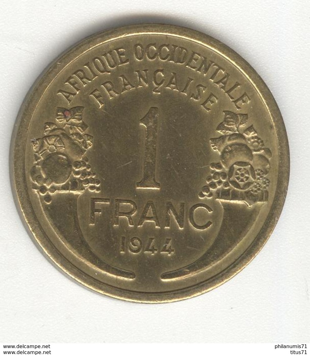 1 Franc AOF 1944 SUP+ - Andere & Zonder Classificatie