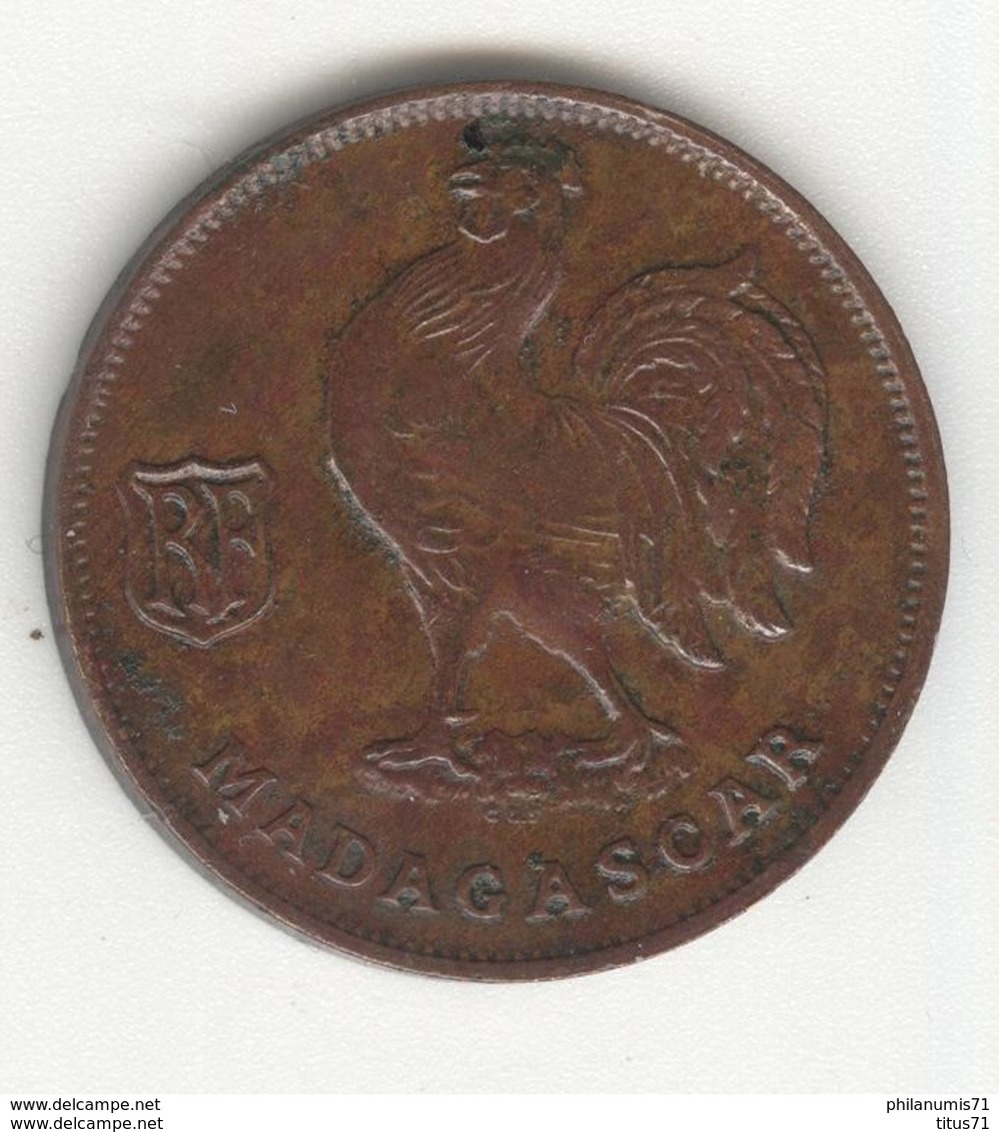 1 Franc Madagascar 1943 SUP - Other & Unclassified