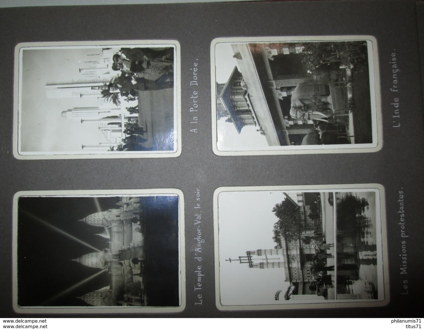 Album de 96 Photos originales de l'Exposition Coloniale de Paris en 1931 - Photos 5,5 X 8,5 toutes légendées