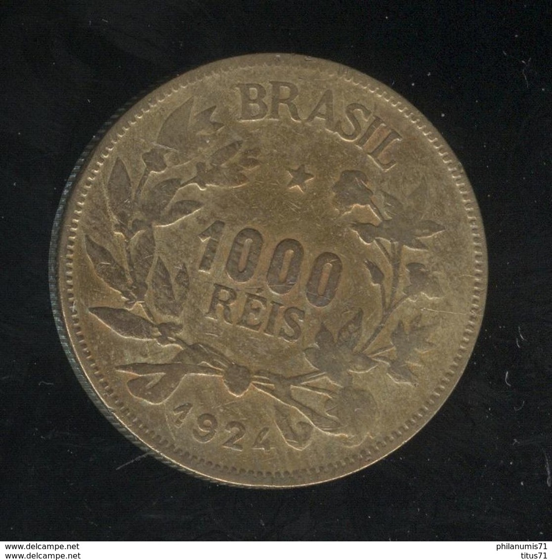 1000 Réis Brésil / Brasil 1924 - TTB+ - Brésil