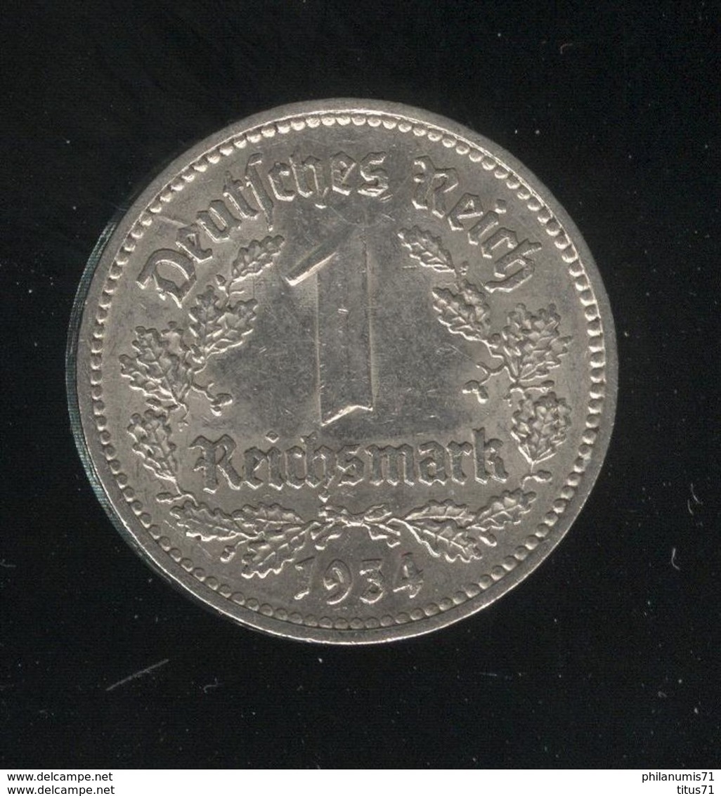 1 Mark Allemagne / Germany 1934 A SUP - 1 Reichsmark