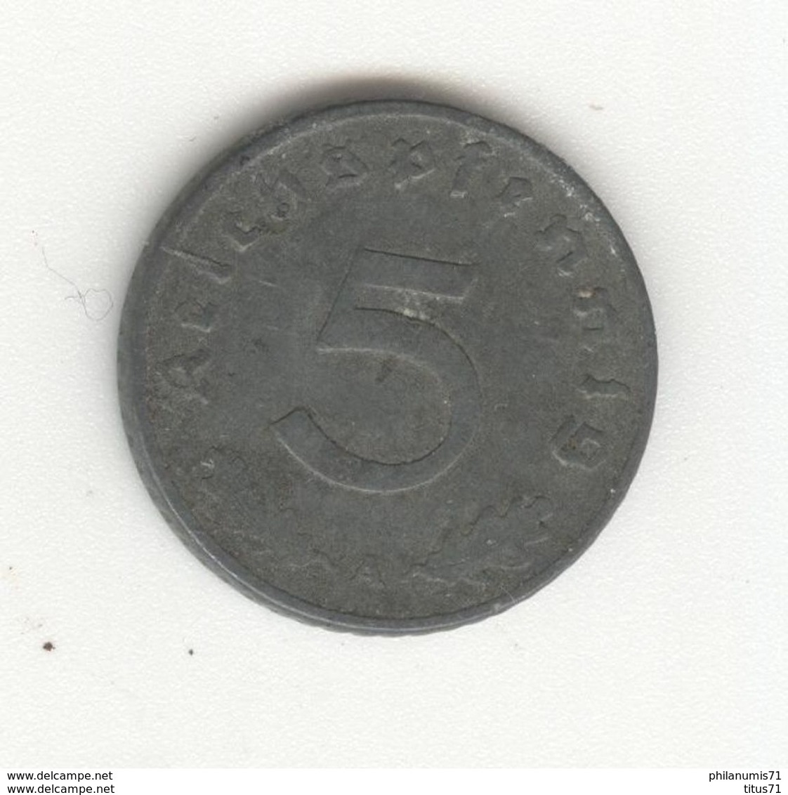 5 Pfennig Allemagne / Germany 1940 A - 5 Reichspfennig