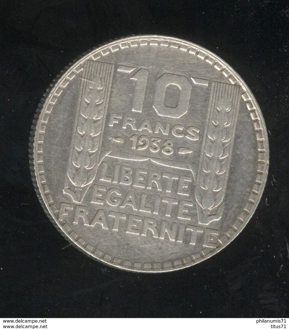 10 Francs Turin 1938 TTB+ - Autres & Non Classés