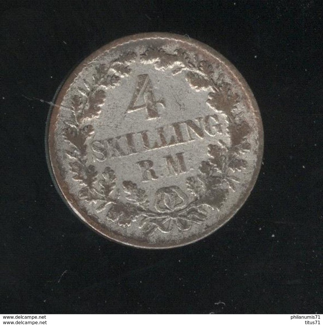 4 Skilling Danemark 1854 - Danemark