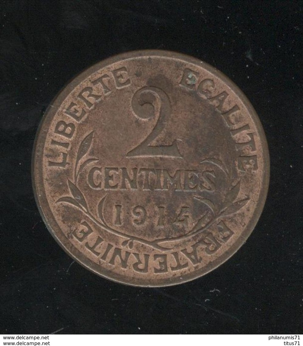2 Centimes France 1914 - TTB+ - Sonstige & Ohne Zuordnung