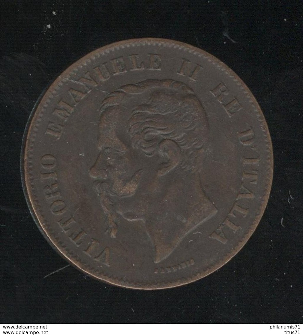 5 Centesimi Italie 1862 N - TTB+ - 1861-1878 : Vittoro Emanuele II
